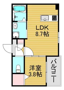 KISHINOSATO ST【3階】の間取り