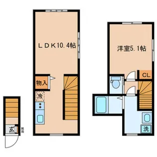 アザレ東武練馬の間取り