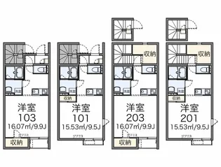 レオネクストピークヒルズ(51801)【1階】の間取り
