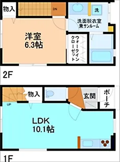 Faldo B棟の間取り