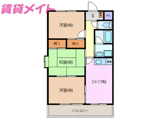 フォレストオブウィーン【1階】の間取り