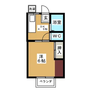 スカイライン永福【1階】の間取り