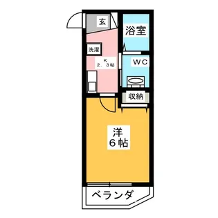 アクアプレイス宮崎台【2階】の間取り