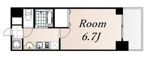 ライジングコート梅田サンライズ【4階】の間取り