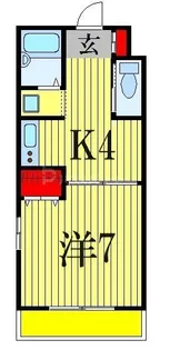 サニーヒルズ西船橋【1階】の間取り