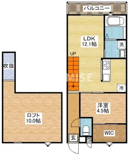 MODERN PALAZZO 諫早Aube【2階】の間取り