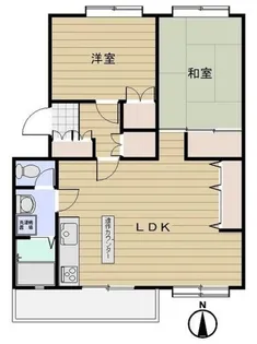カーサ相模台G棟【5階】の間取り