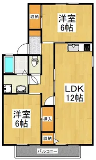 グリンヴェール【2階】の間取り