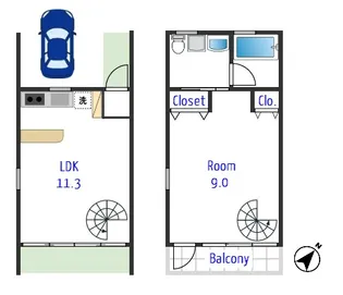 タントモンタの間取り