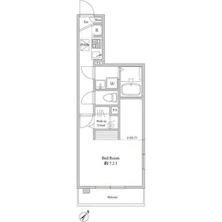 ブランミュール町田【1階】の間取り