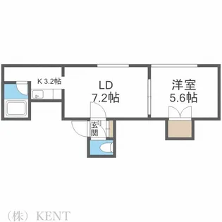 レオン【3階】の間取り