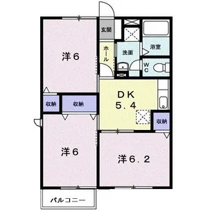 グレイスドリーム【2階】の間取り
