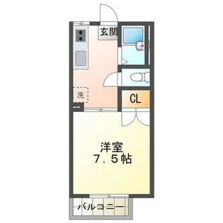 マンハイム嘉 D【1階】の間取り
