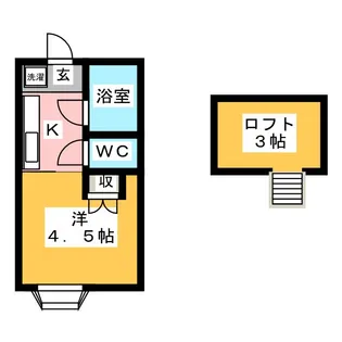 ペピタシティサイド【1階】の間取り