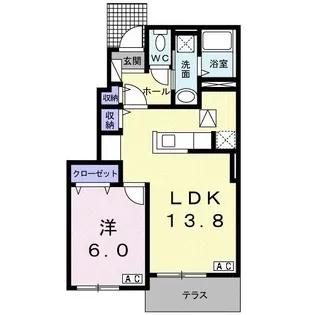 HIRO【1階】の間取り