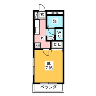 コーポ椎の木【2階】の間取り