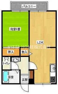 サンプレイン四季【1階】の間取り