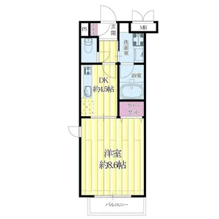 グレイスフォンティーヌ【3階】の間取り