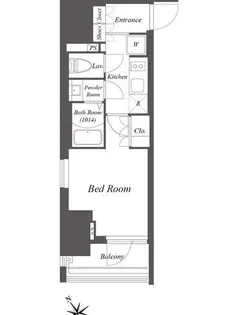 ブランシエスタ横浜高島町【12階】の間取り
