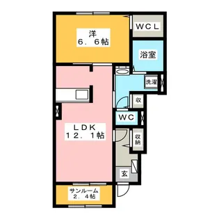 シャロウズ【1階】の間取り