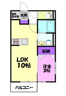 YE-flats【1階】の間取り