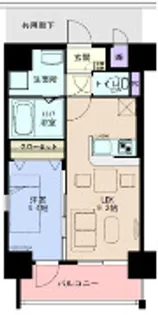 Legend大学通り【8階】の間取り