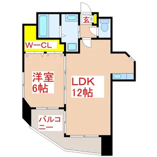 Merveille【5階】の間取り
