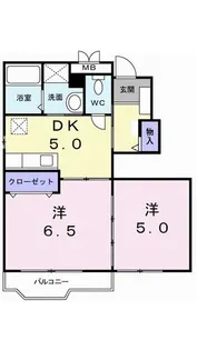 リブウェルさや【1階】の間取り