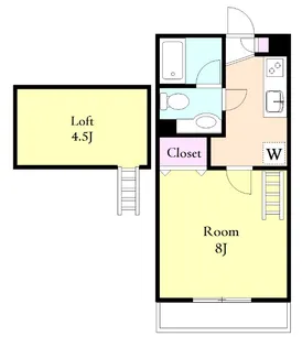 サンヴィアーレ・グランサージュ【1階】の間取り