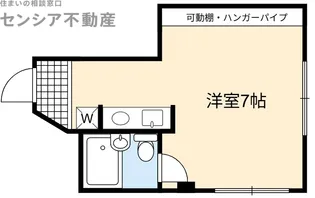 西田マンション【3階】の間取り