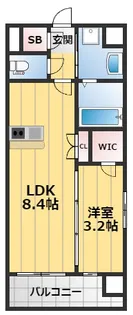 エスリードレジデンス都島NORTH【5階】の間取り