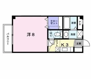 プラシードI【2階】の間取り