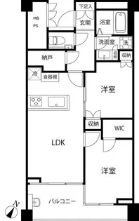 フィールド川和【1階】の間取り