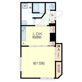 サイドヒル笹下【2階】の間取り