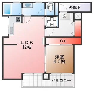 ハイムハセガワ【3階】の間取り