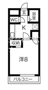 ベルシオン盛岡第一【2階】の間取り
