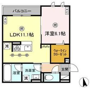 D-residence川口3丁目E【2階】の間取り
