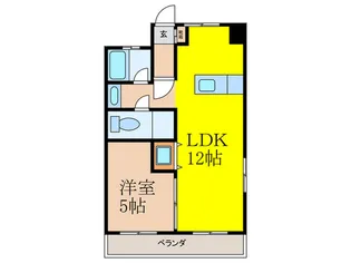 陸光ハイツ【2階】の間取り