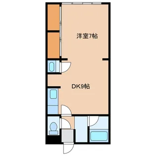 ロイヤルライフ時任【3階】の間取り