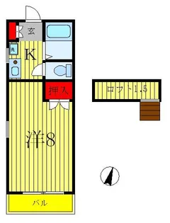 サクシード上本郷【2階】の間取り