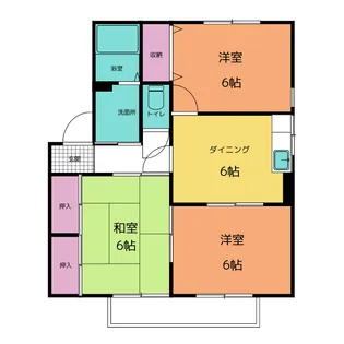コンフォール吉川 A【2階】の間取り