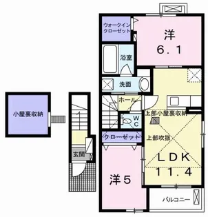 クリスティーズ コートI【2階】の間取り