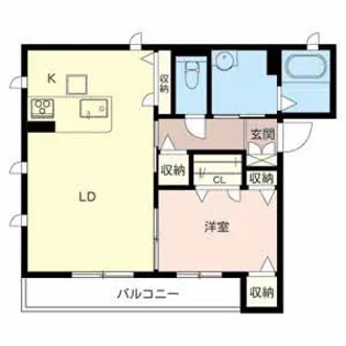 キャトル メゾン【2階】の間取り