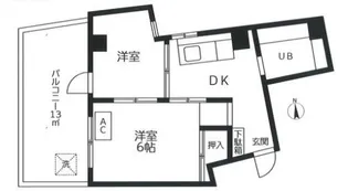 STビル鶯谷【9階】の間取り
