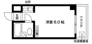 シャトーメルヘン【6階】の間取り