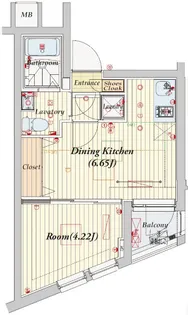 ビバリーホームズ千歳烏山【2階】の間取り