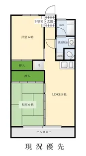 ゴールデンハイツ岩谷【1階】の間取り