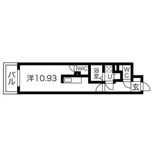 アクアプレイス上本町【2階】の間取り