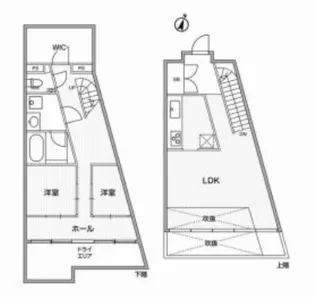GranDuo代々木2 グランデュオ代々木2【1階】の間取り