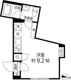 Grande Nakaochiai【1階】の間取り